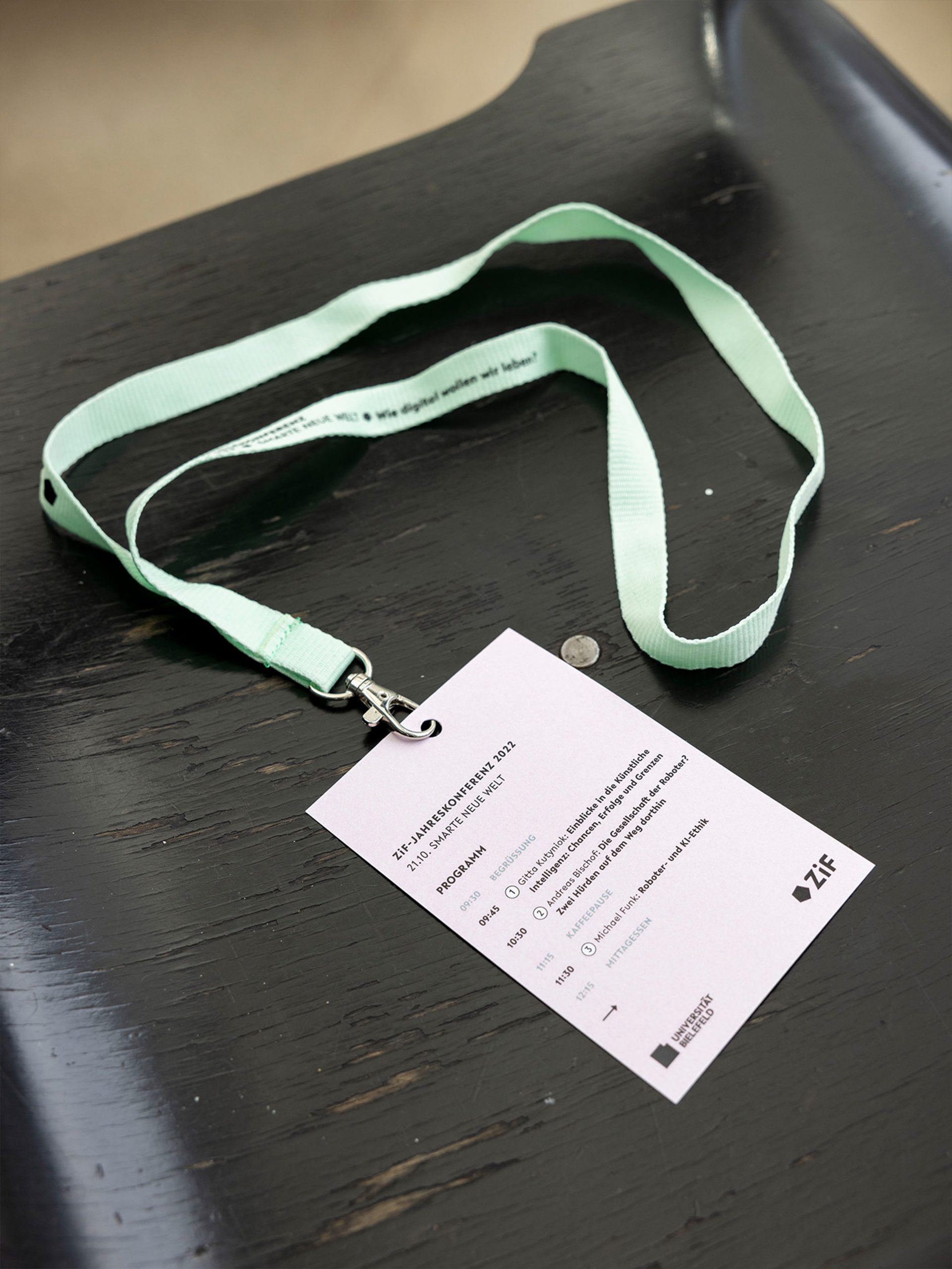 Umhängeband mit Veranstaltungsausweis